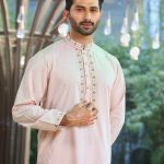 Luxury Original Pakistani Panjabi with Box – Premium Jacquard Cotton Embroidery Panjabi | EHAB MART