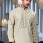 Luxury Original Pakistani Panjabi with Box – Premium Jacquard Cotton Embroidery Panjabi | EHAB MART